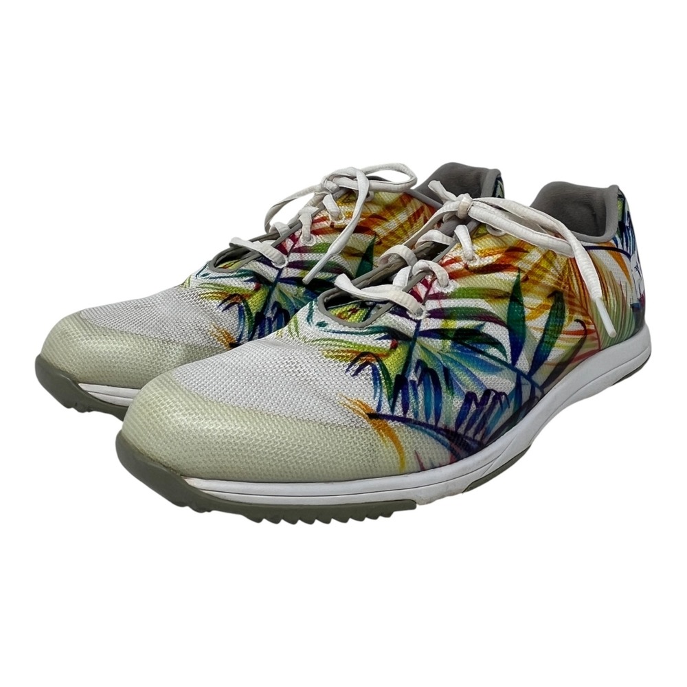 FootJoy Womens Golf Shoes 92902 Size 10M White Multi Tropical Floral SuperFlex